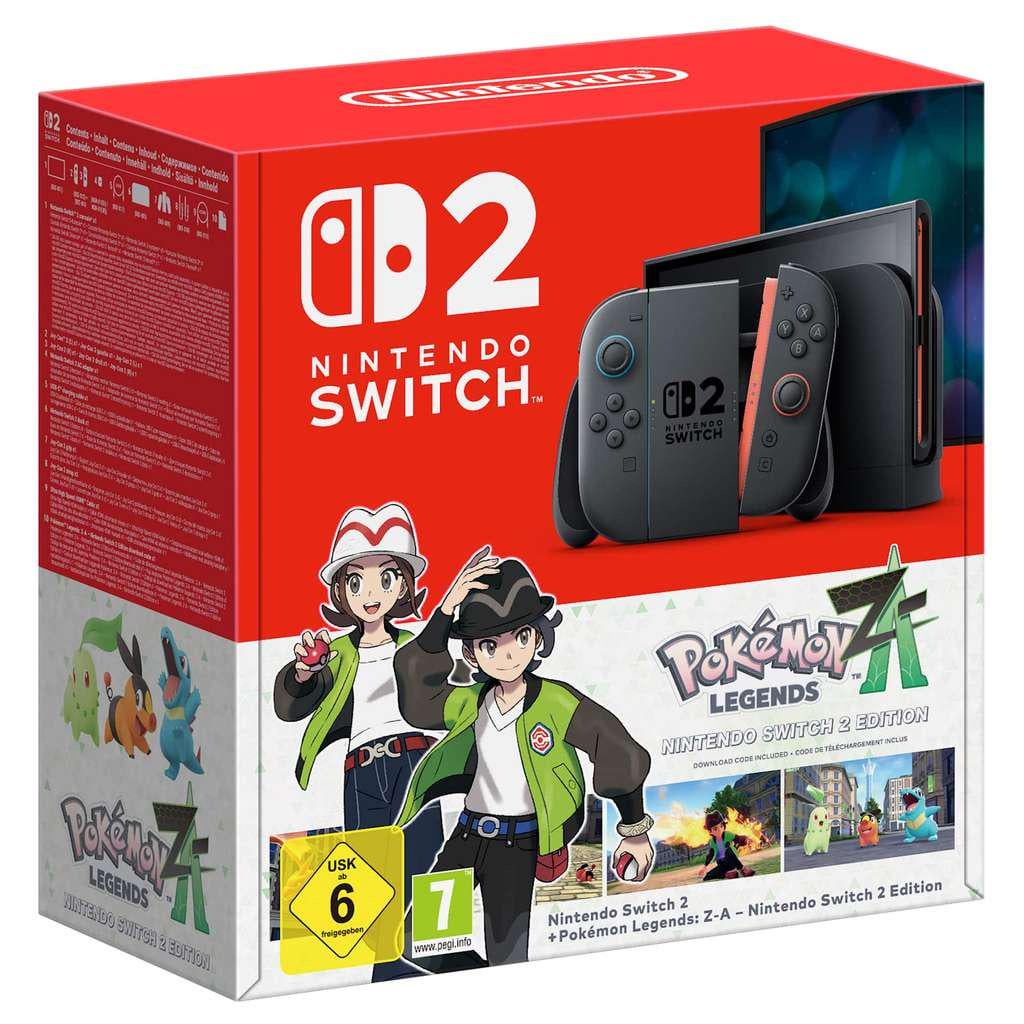 Dealabs: E.Leclerc to permantely drop the price of the Nintendo Switch Console Pack 2 + Pokémon Legends ZA, available October 14, 2025
