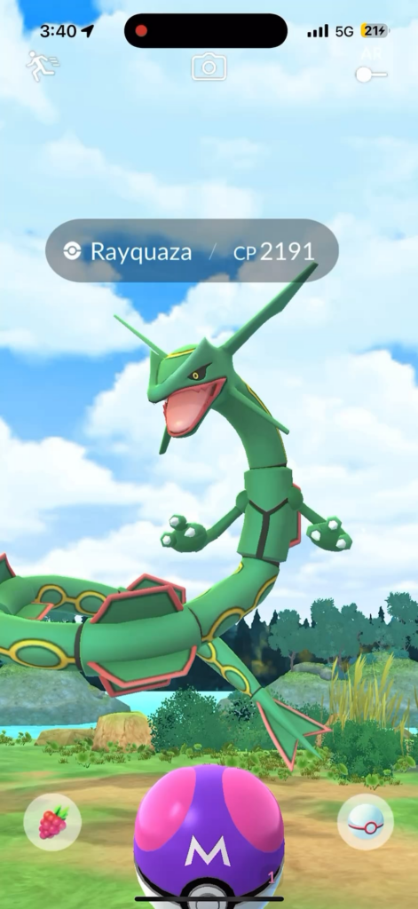 I used my Master Ball today…