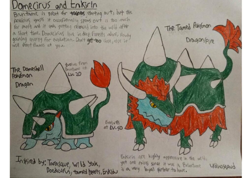 Here's my submission for Truegreen7's recent Fakemon challenge video.