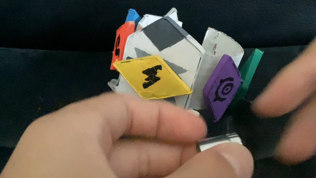 Does anyone know how I can attach these tiny lights to this z ring and make it look hidden?