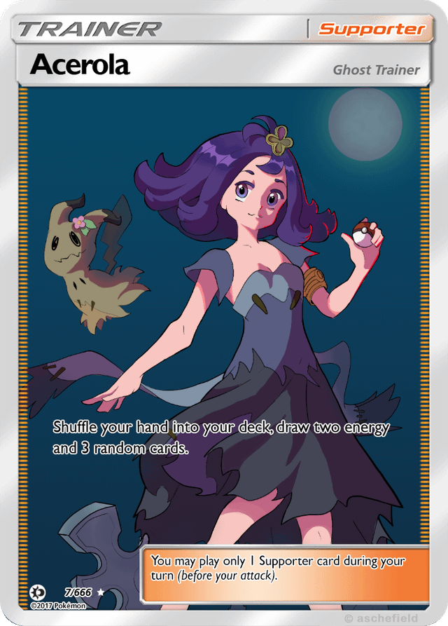 [OC] I'm a fan of Acerola and turned it into a card. Would you put it in your deck?