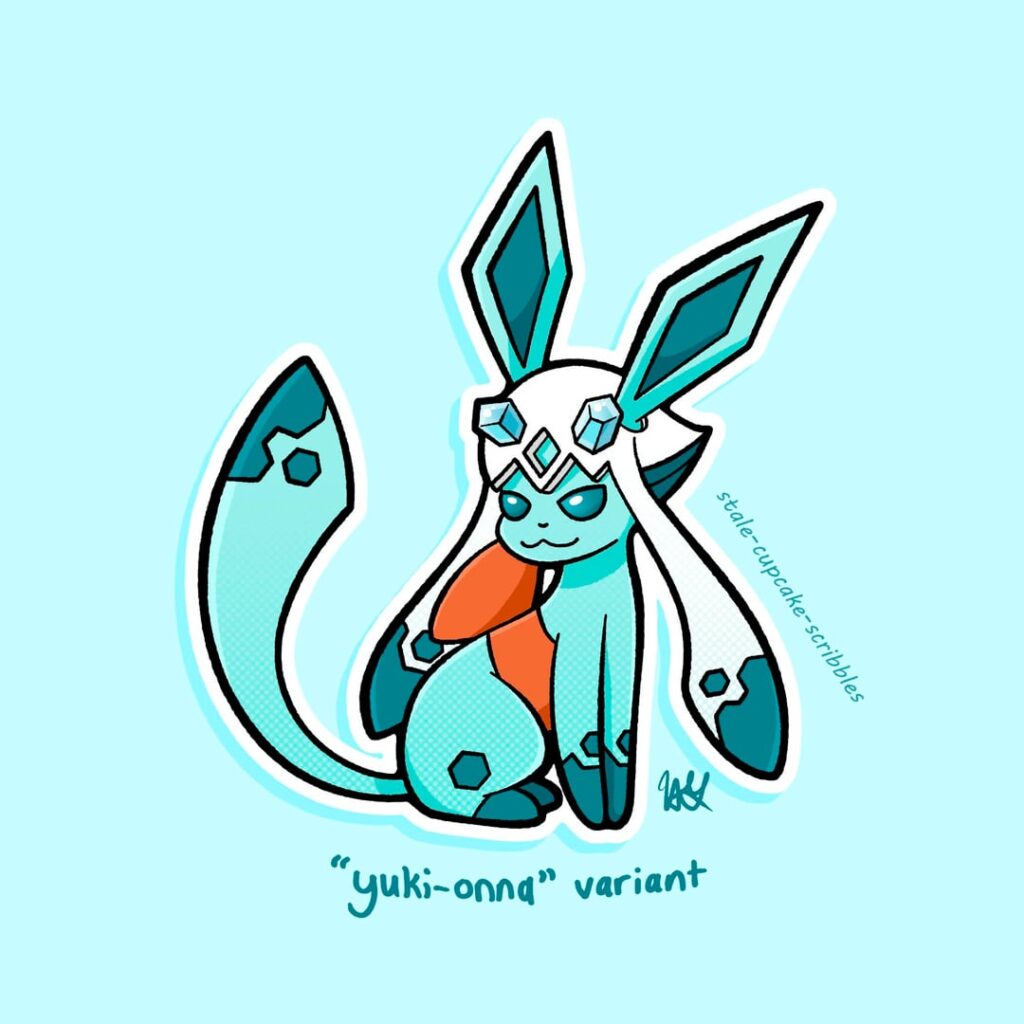 Frosleon - the Yuki-onna Glaceon!
