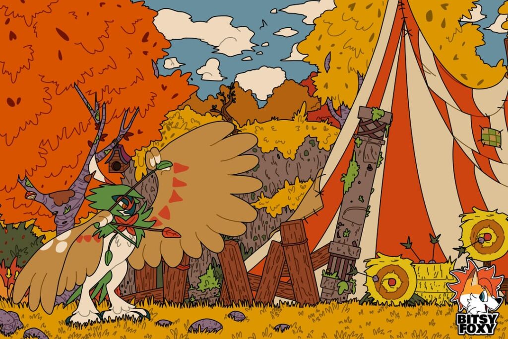 Pokemon fanart I did (also have commissions open)