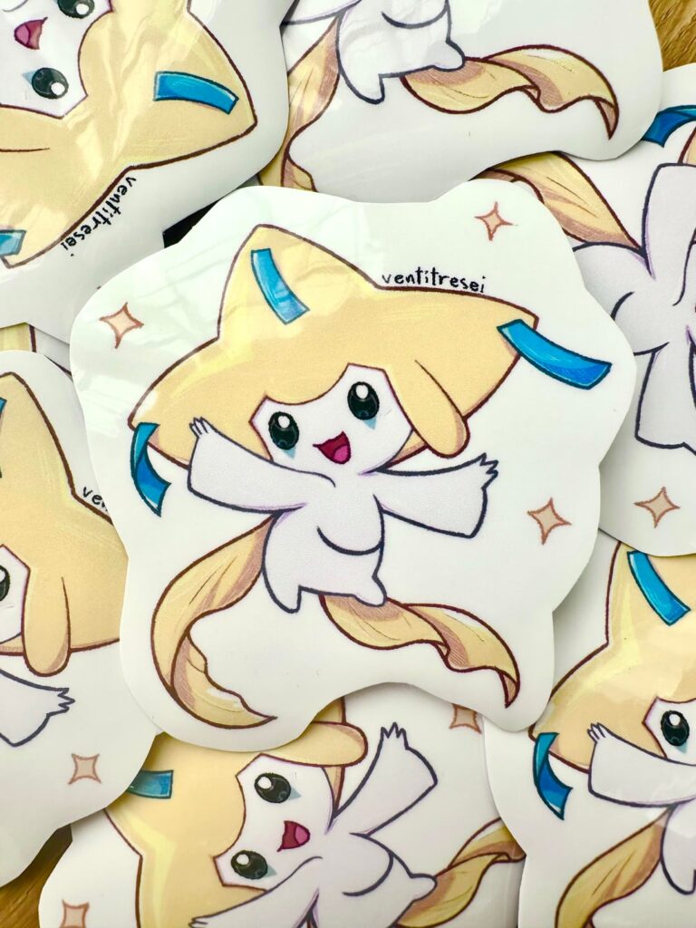 [OC] Jirachi sticker I recently made :D