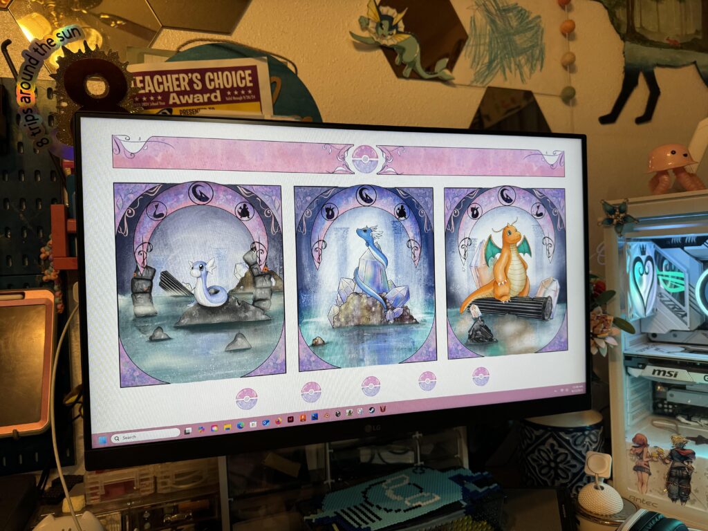 My desktop wallpaper I made