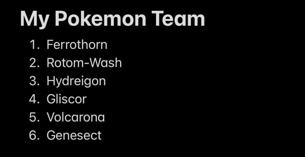 Is this team good? First time back to Pokemon since I was 12