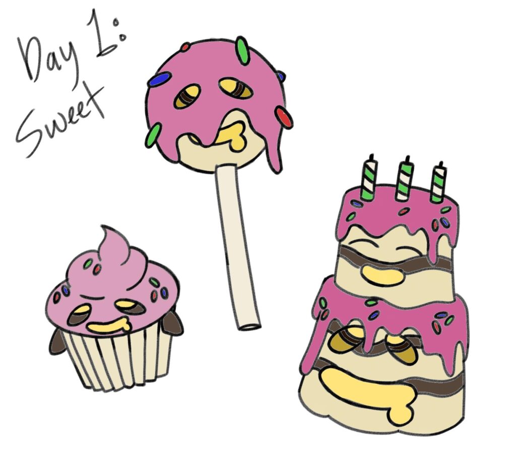 Faketober Day 1: Sweet // Convergent Vanillite Line