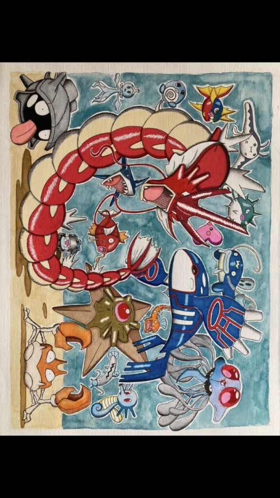 My water pokemon artwork compilation