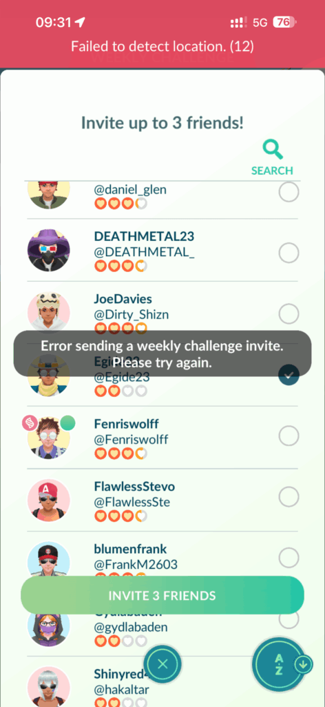 Weekly Challenges dont work if you’re in a geo-blocked area (if anyone cares lol)
