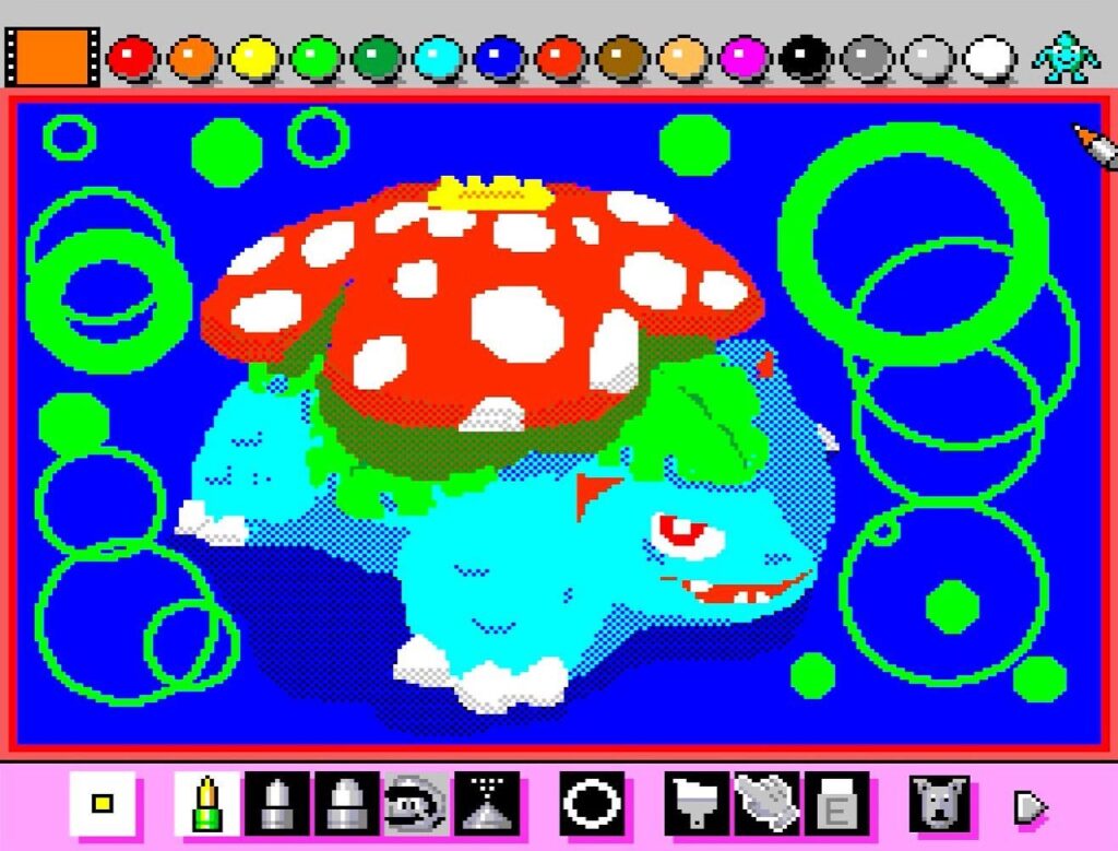 Mario Paint Venasaur