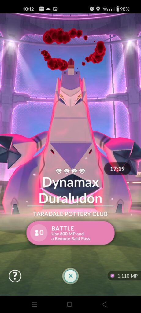 Duraludon Dmax raids 30 minute duration