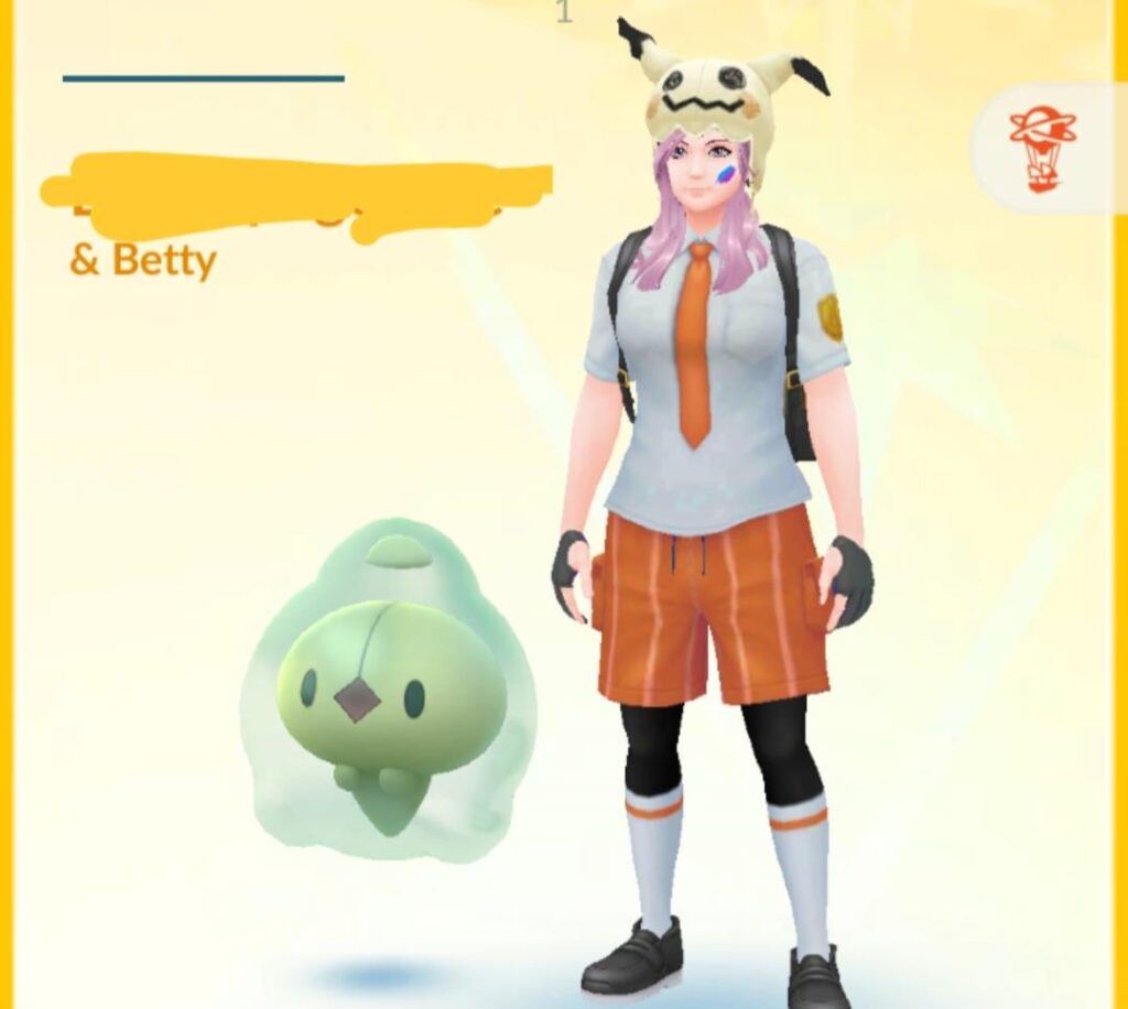 Great grandmother passed away a few days ago, so I named my shiny Duosion after her and made her my buddy