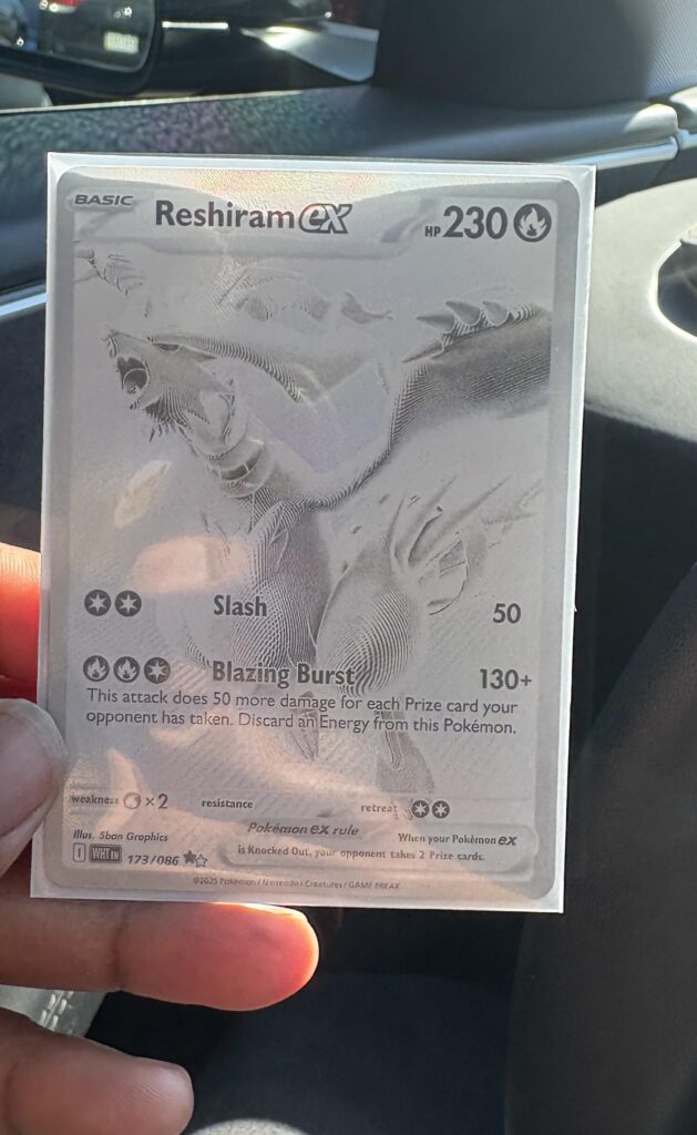 First White Flare rip, I get the Reshiram!! I still can’t believe it.😭