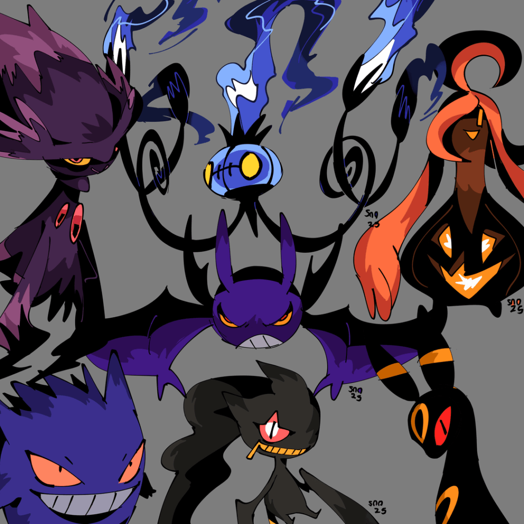 Spooky 'Mons for Spooky Month! [OC]