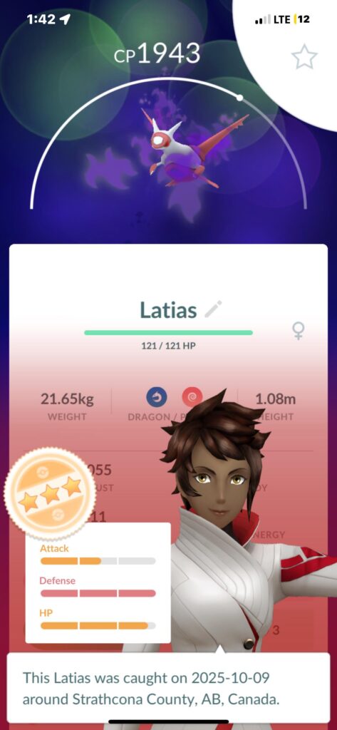 Shadow Latias… what to do?