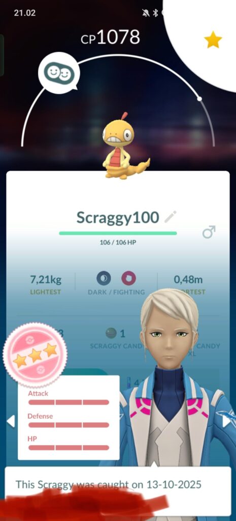 Just caught a hundo of my fav pokémon :)