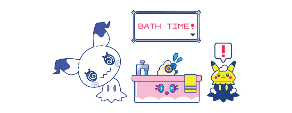 Bath Time, Mimikyu!