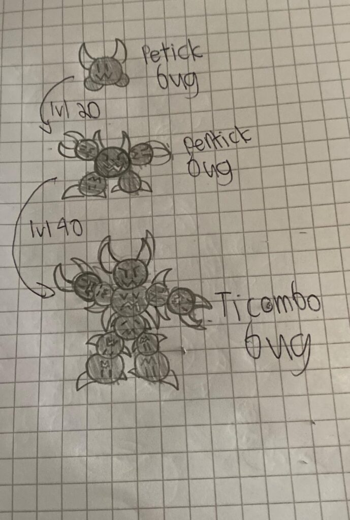 Redesigning a fakemon I made as a kid