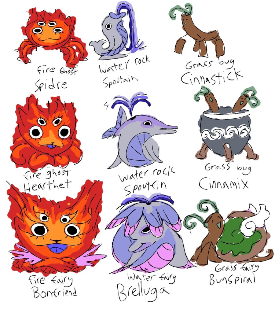 Just doodled my first ever fakemon… what do you think?