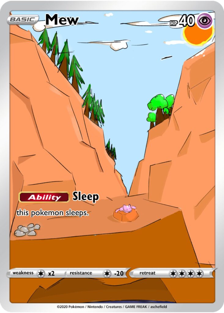 I made a pokemon card artwork