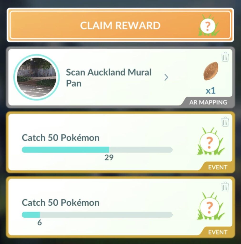 NEW tasks for Solosis CD - Catch 50 Pokemon