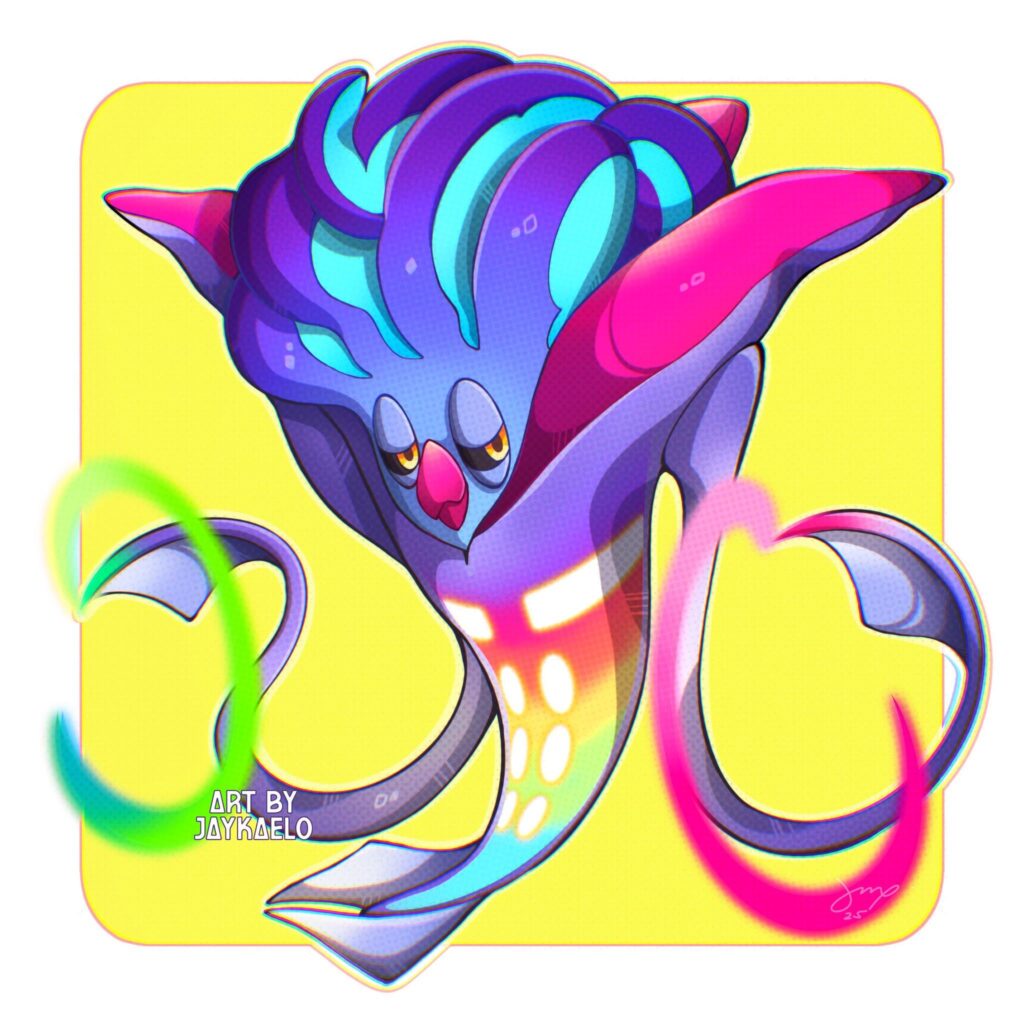 Here is my Mega Malamar Fanart!