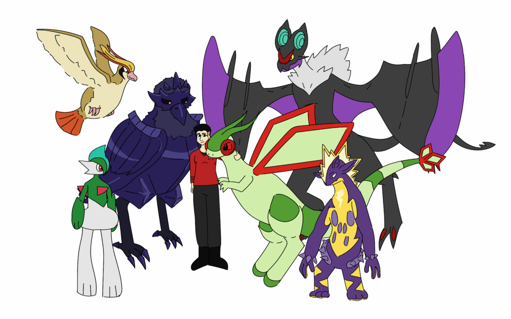 Pokemon team for Erica Ortegas [OC]