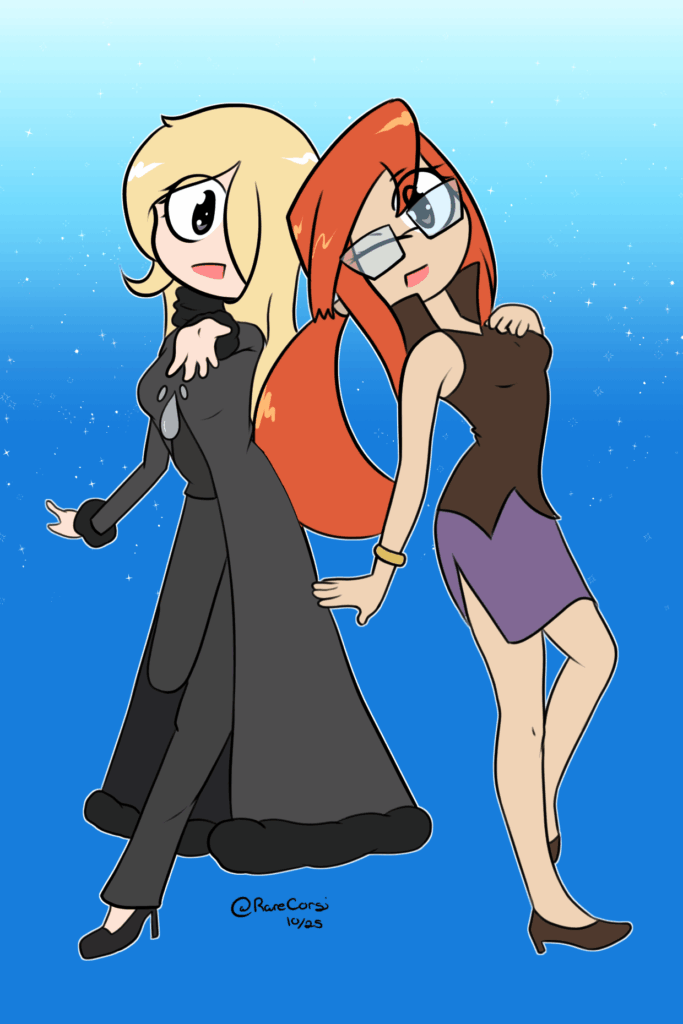 [OC] I drew Cynthia and Lorelei