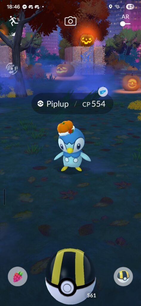 Costumed Piplup available from Glacial Lure