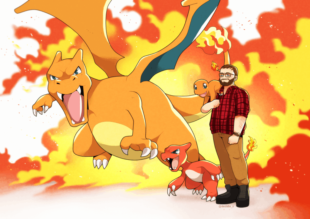 [OC] Fire Trainer Pokemon 🔥