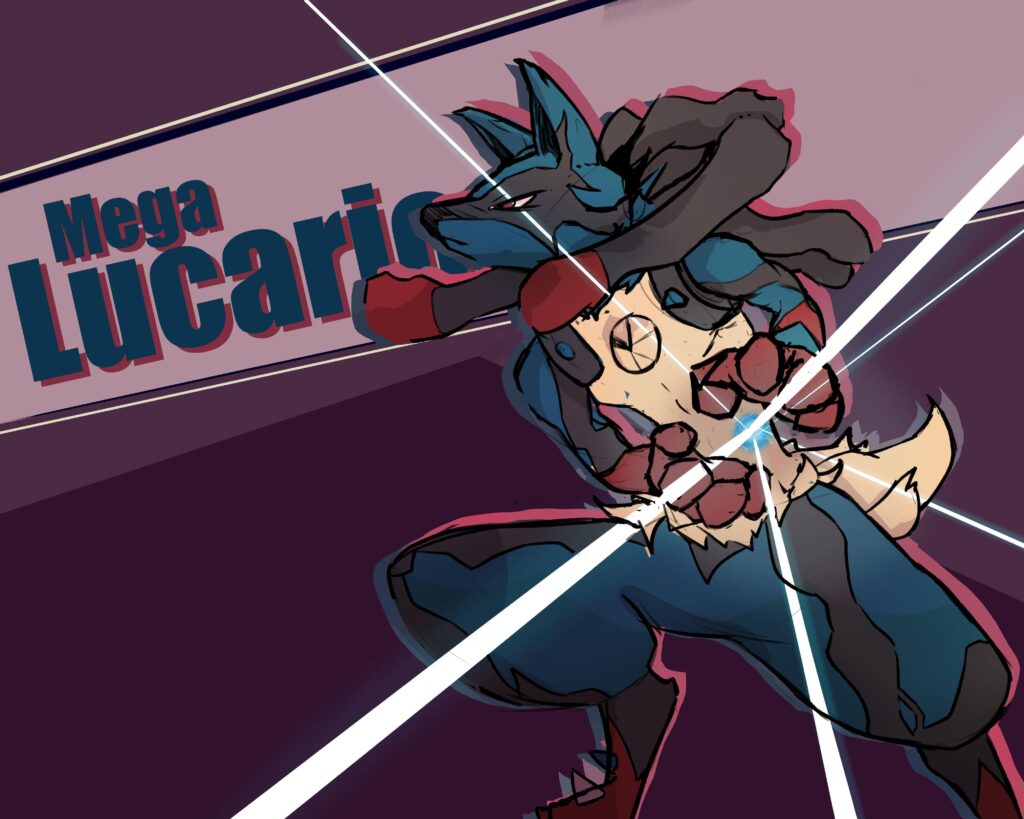I’ve been playing Legends ZA and I love Mega Lucario [OC]