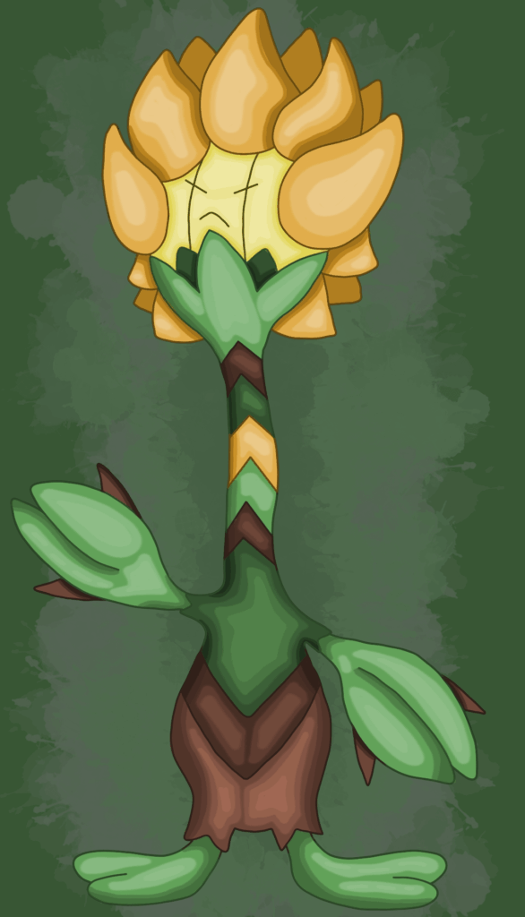 I really want a mega sunflora. So I came up with my own !
