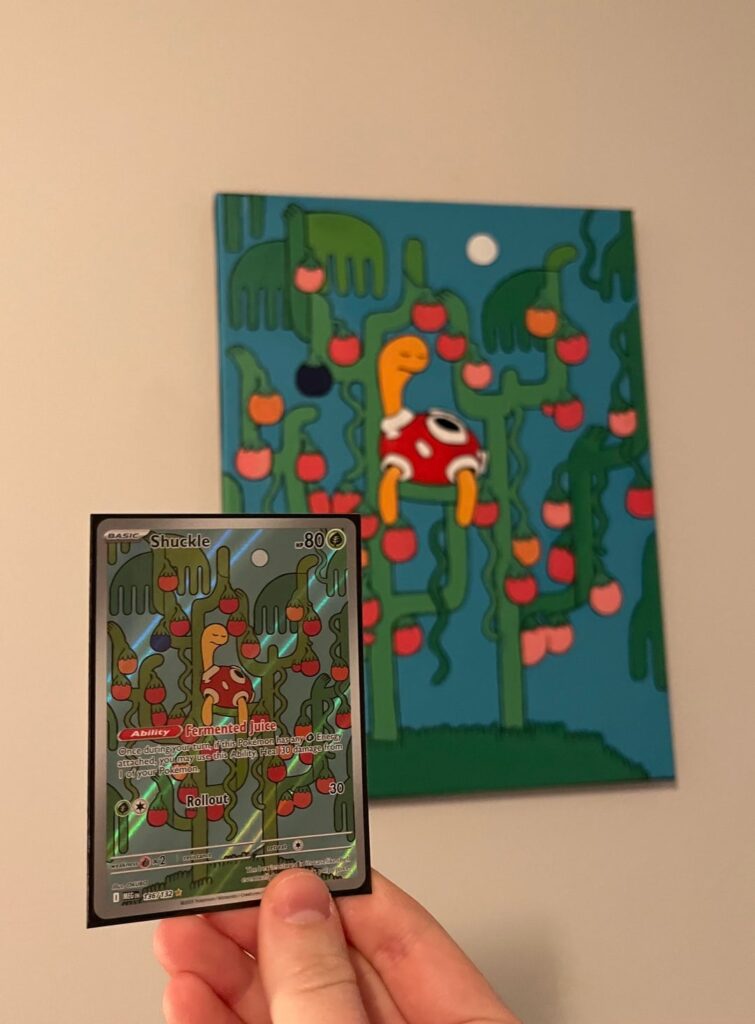 From pokémon pack to canvas