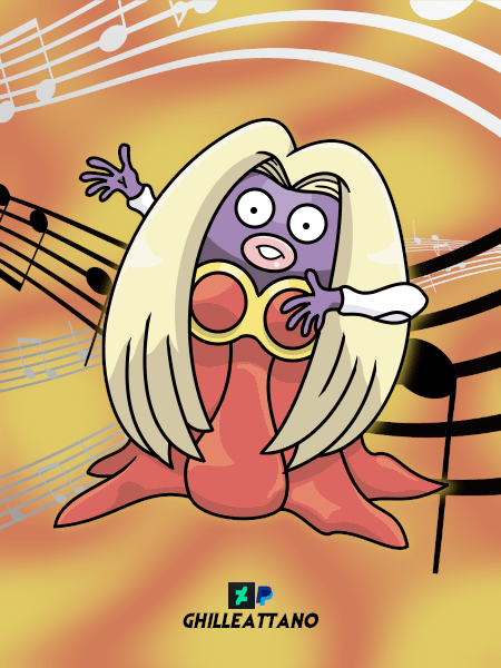 (OC) My Jynx TCG Style Artwork (Neo Colors)