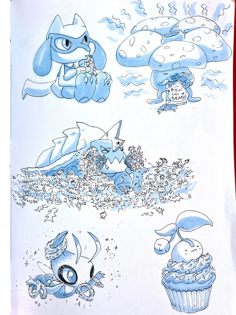 [OC] Pokemon + food (and puns)