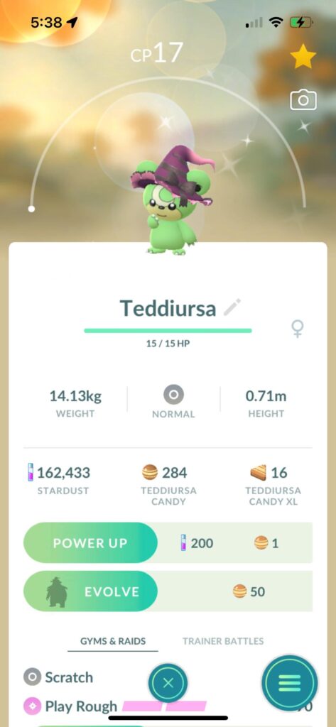 I got one! And she’s a level 1 ☺️