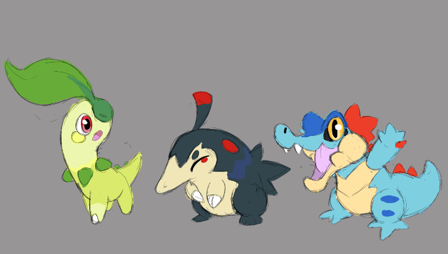 Re:Johto Starters