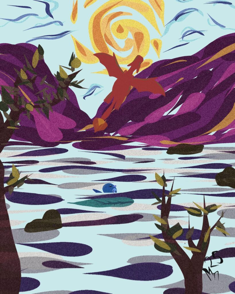 [OC] i tried a new style