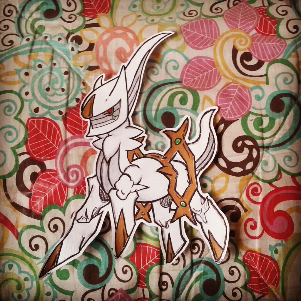 Un Arceus que hice hace mucho.