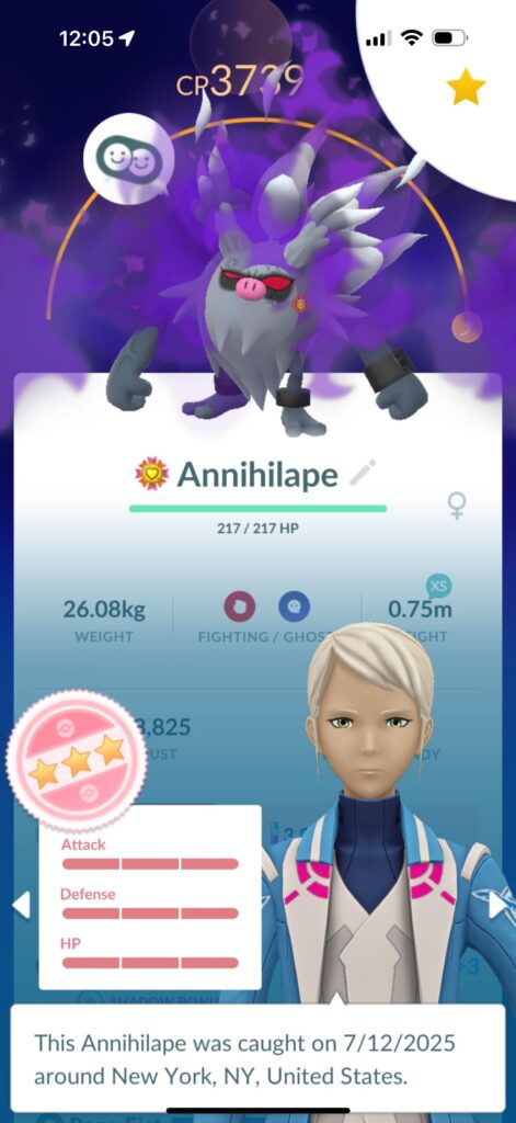 Finally maxed out my favorite Pokemon, just in time for Halloween!