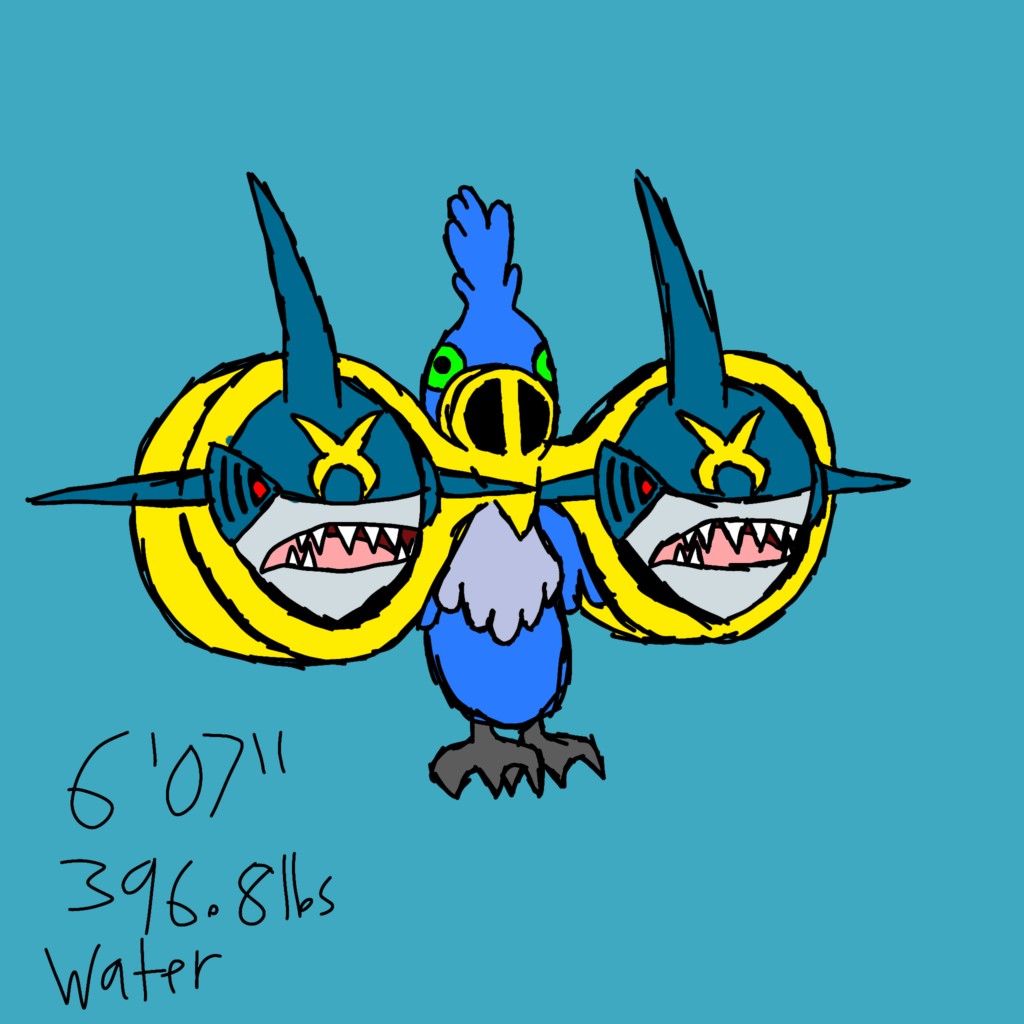 Creating a mega evolution every day until Pokemon legends z-a comes out - Day 37: Mega cramorant