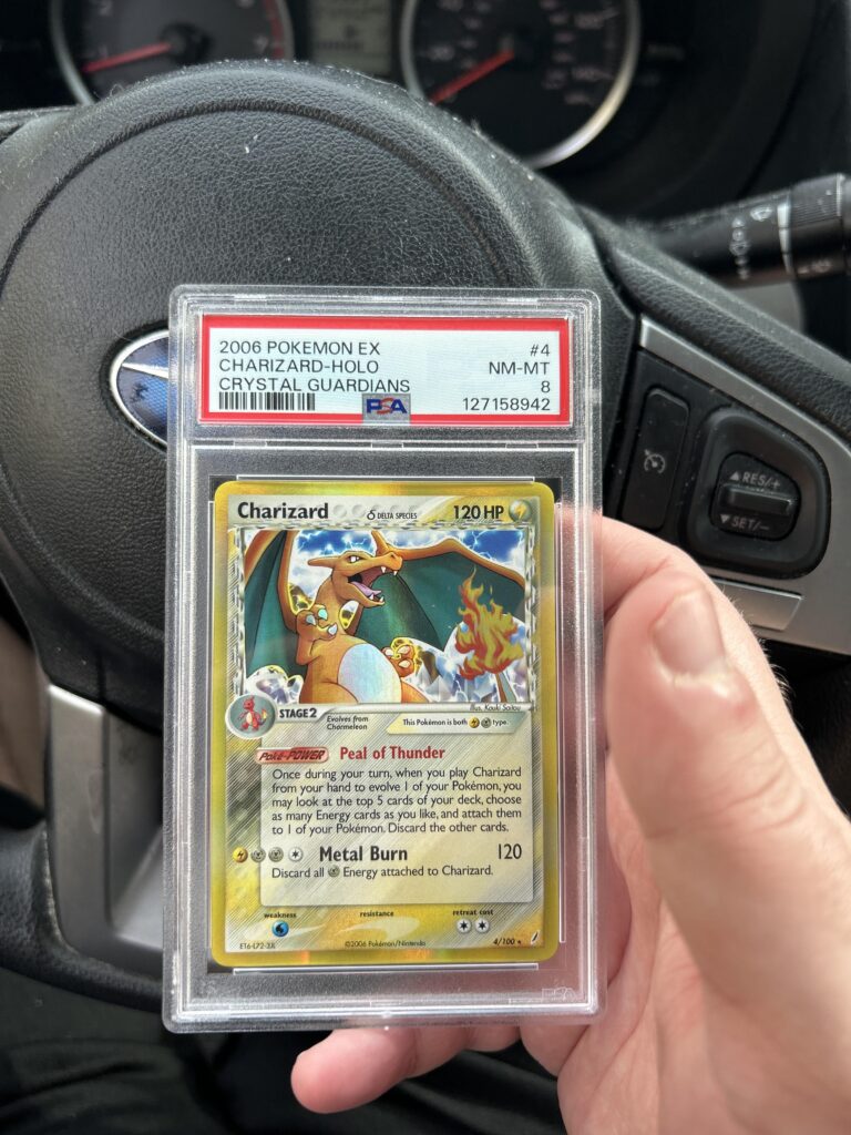 Got this back the other day from PSA, did not think it was gonna get a 8