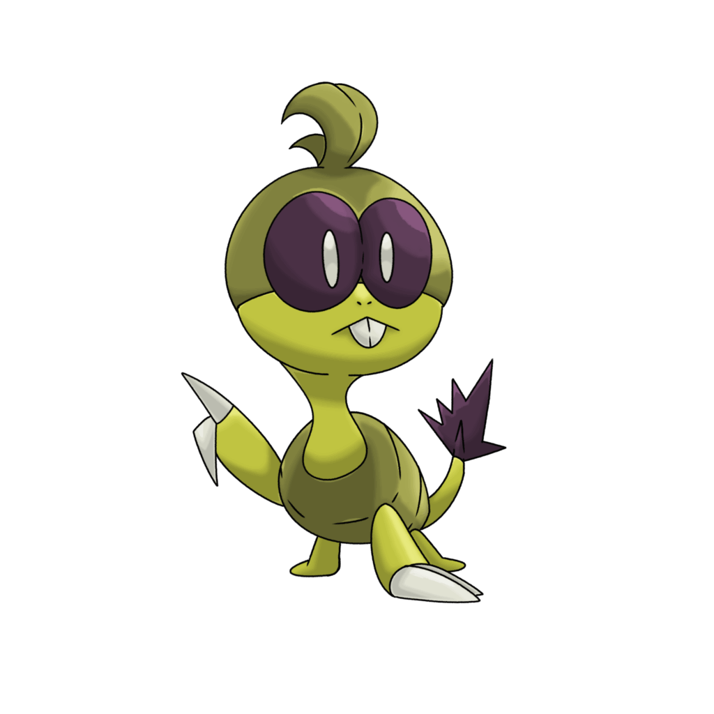 Duriboi, the Small Claw Pokémon and the grass starter for the Tema Region