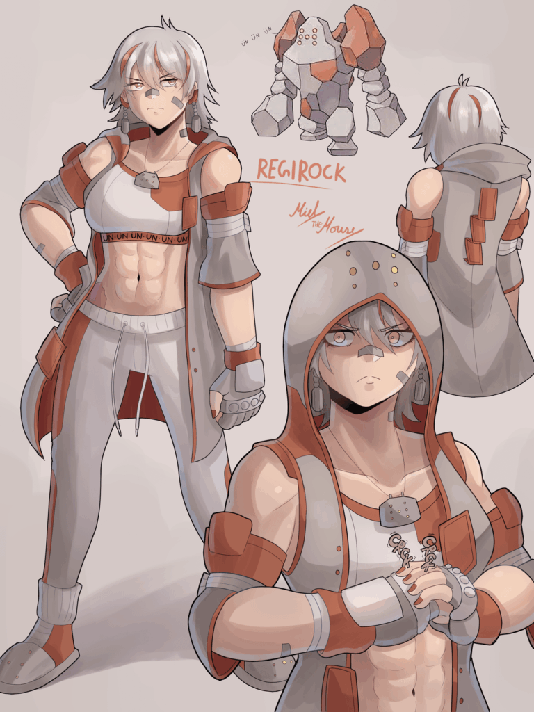 [OC] I designed Gijinkas/Human forms for all of the Regis