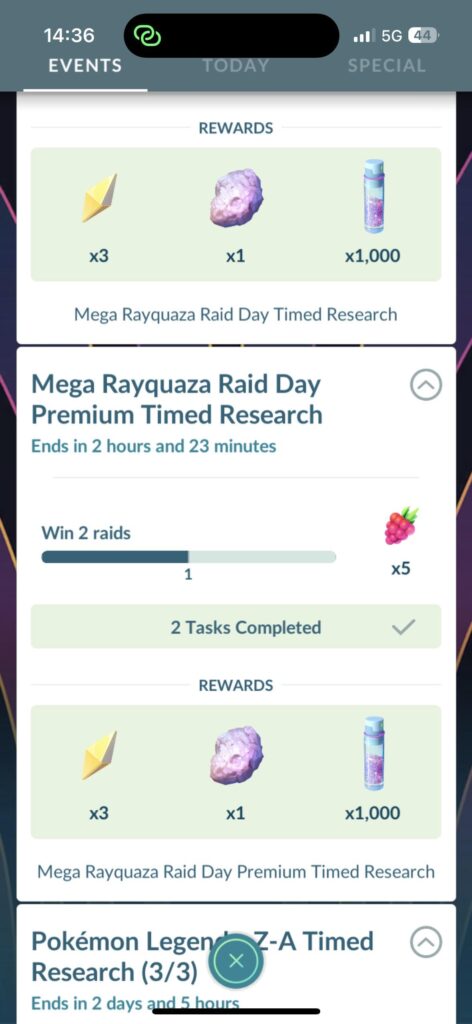 Premium Ray Research is the same as the free
