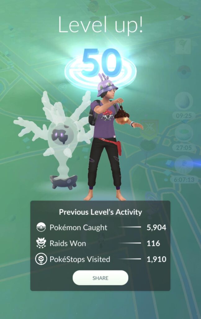 Made it to Level 50 just in time!!!
