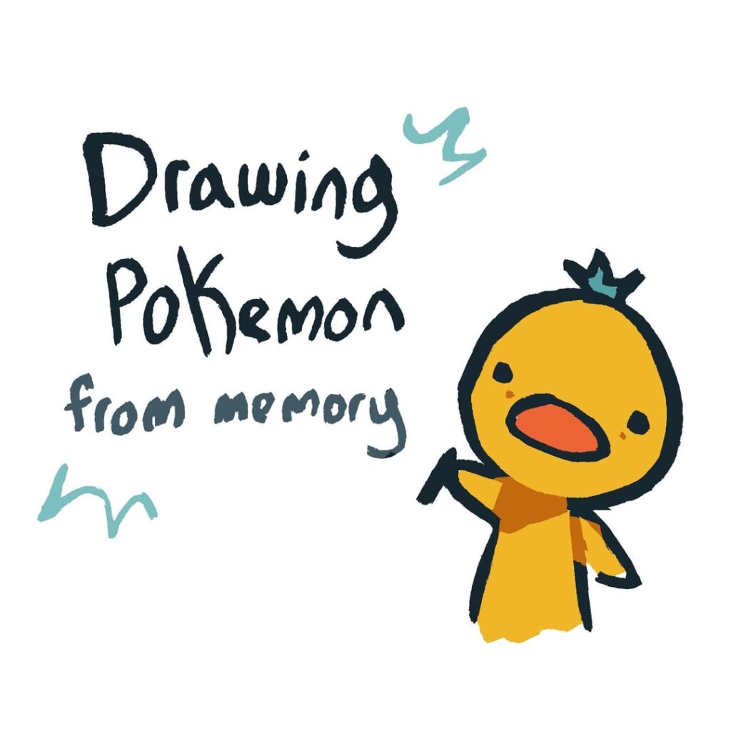 Comment below a Pokemon name and their type