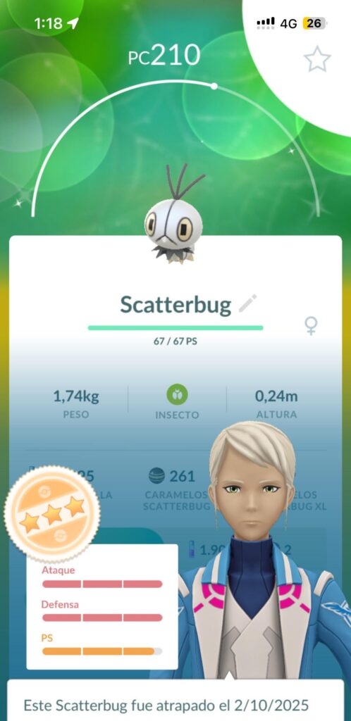Look at this, I'm going to evolve it now