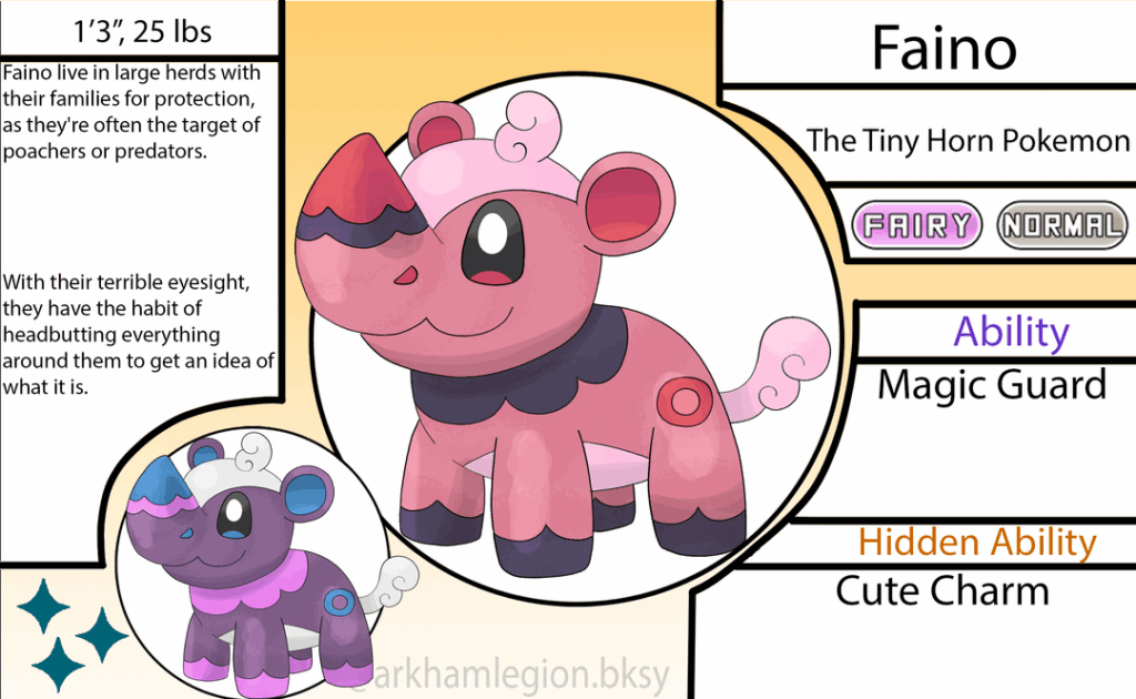 No Fancy Title, Just Some Fairy Rhino Pokemon