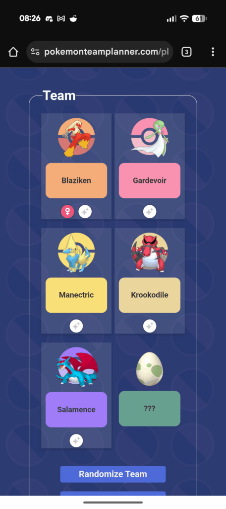Omega ruby team